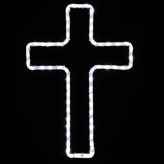 outdoor, indoor, LED, lights, quality, durable, commercial-grade, light motif, religious, Christmas, holiday, 2021, decoration, cross, easter, religious