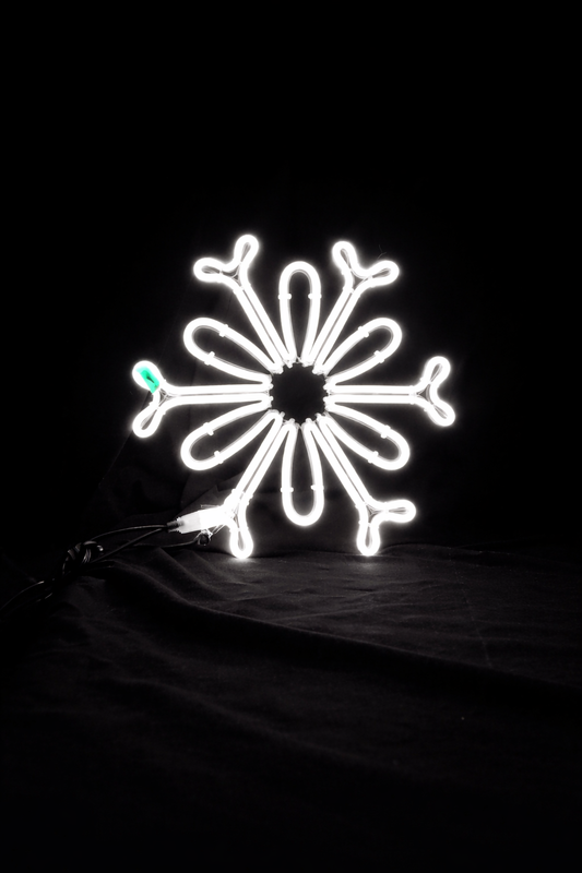 Neon - Single Loop Snowflake