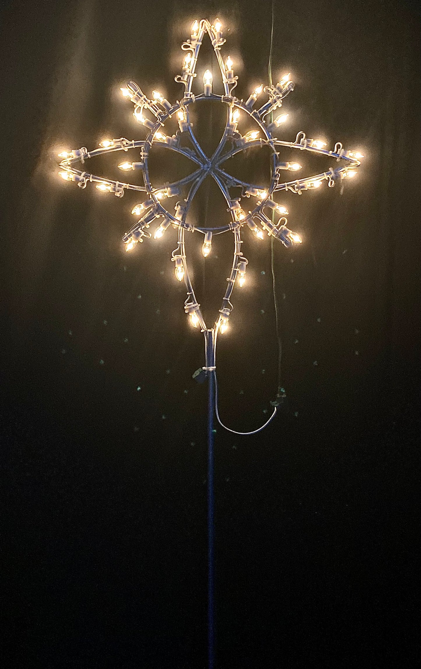 2D Steel Frame Star Tree Topper (3 x Sizes)