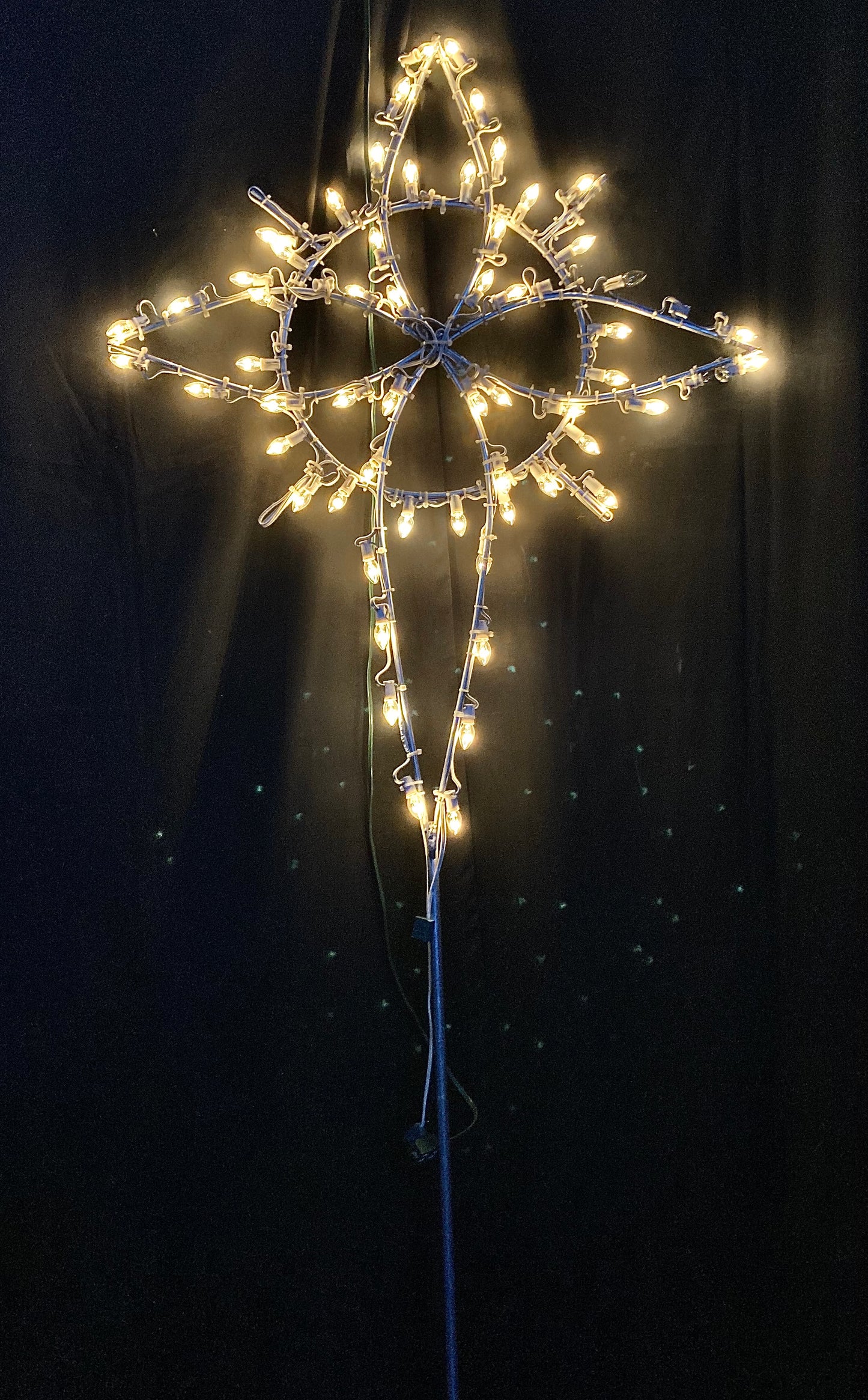 2D Steel Frame Star Tree Topper (3 x Sizes)