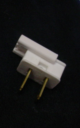Male Slide On Plug SPT-1 White (5050-W)