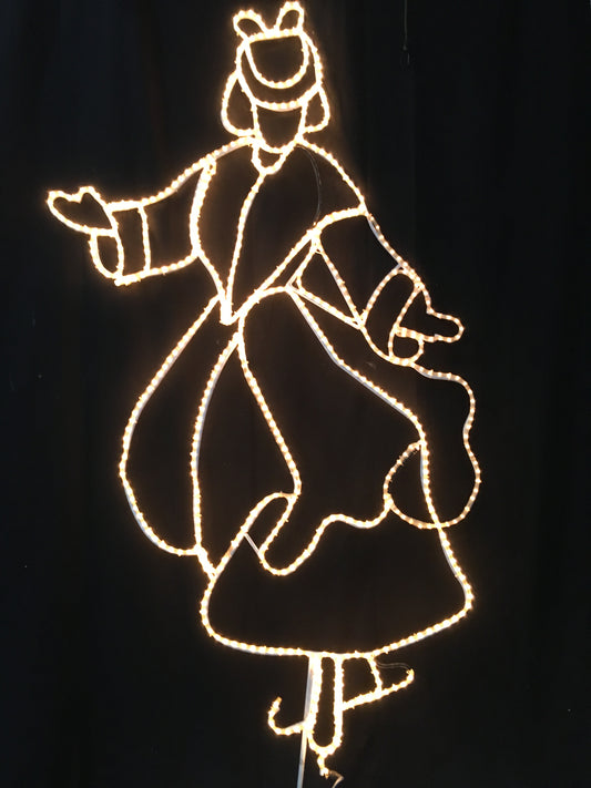 2D Steel Frame Victorian Female Skater