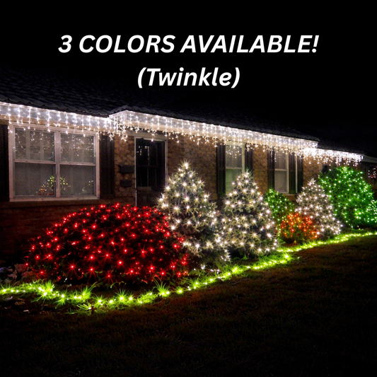 Pro 127 Twinkle LED Icicle Lights
