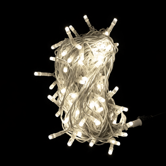 Pro 100 HD 5MM Mini Light Strings - Static Bulbs with WHITE Wire