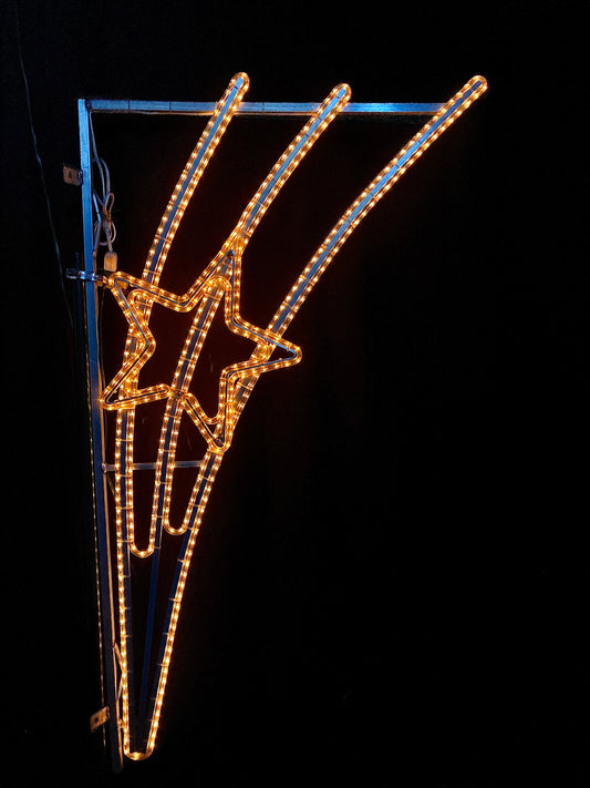 2D Aluminum Frame Star Pole Mount